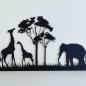 Preview: Afrika Wandbild mit LED-Beleuchtung