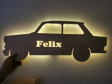 Trabant Wandbild 74cm personalisierbar