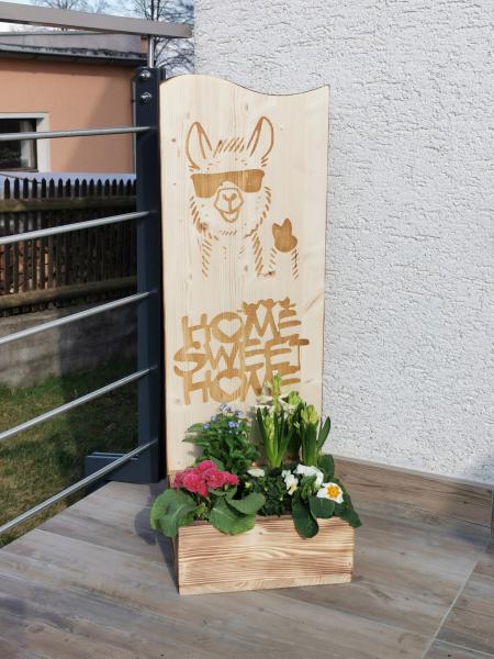 Pflanzschild Home