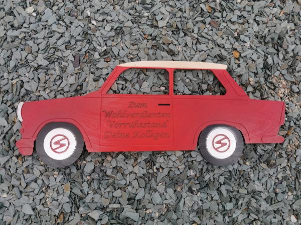 Trabant Wandbild 74cm personalisierbar