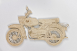 Simson Habicht Wandbild